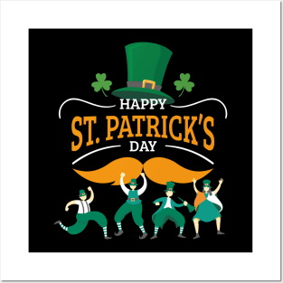 happy st patricks day Posters and Art